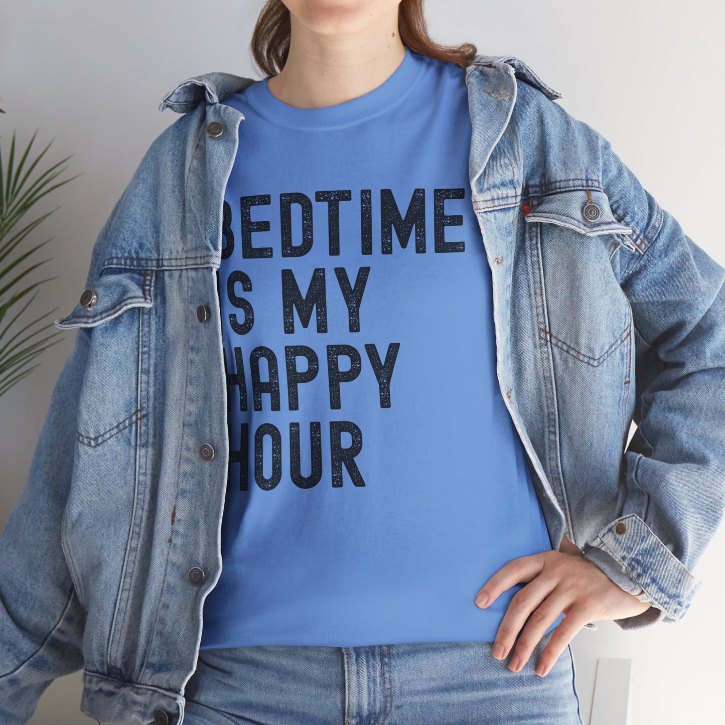 Bedtime is My Happy Hour Unisex Tee, Funny Sleep Shirt,