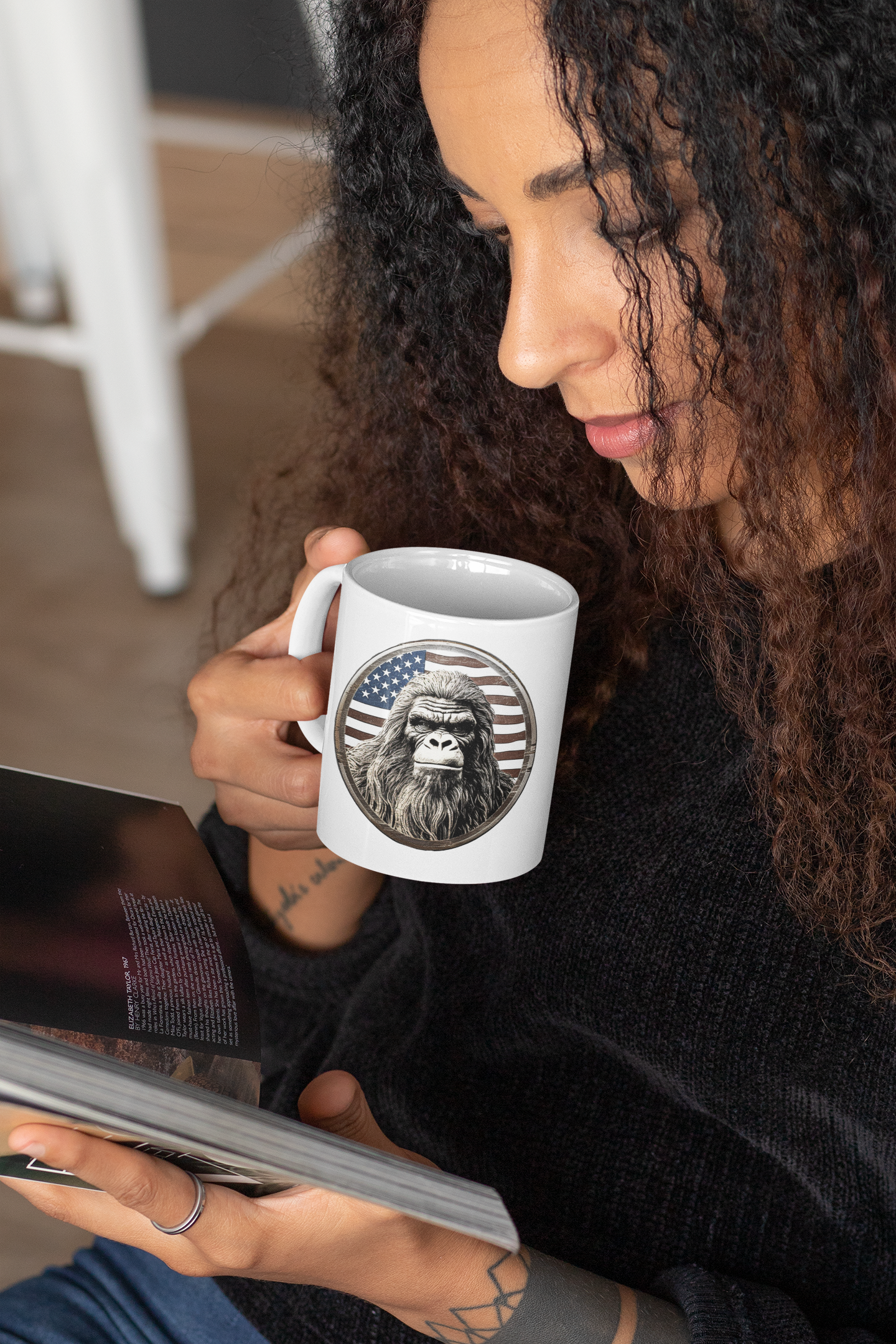 15 oz Bigfoot Bust Coffee Mug