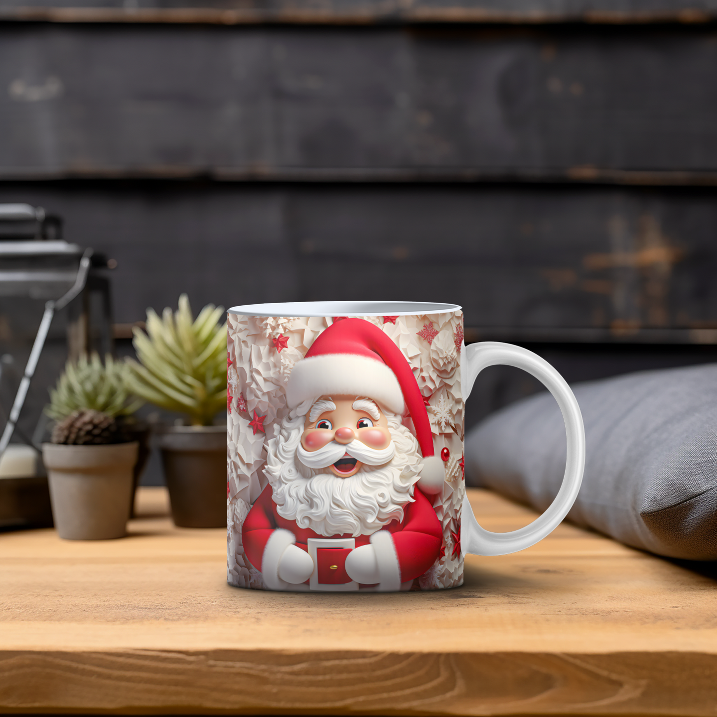 Santa's Greetings 15 oz Mug
