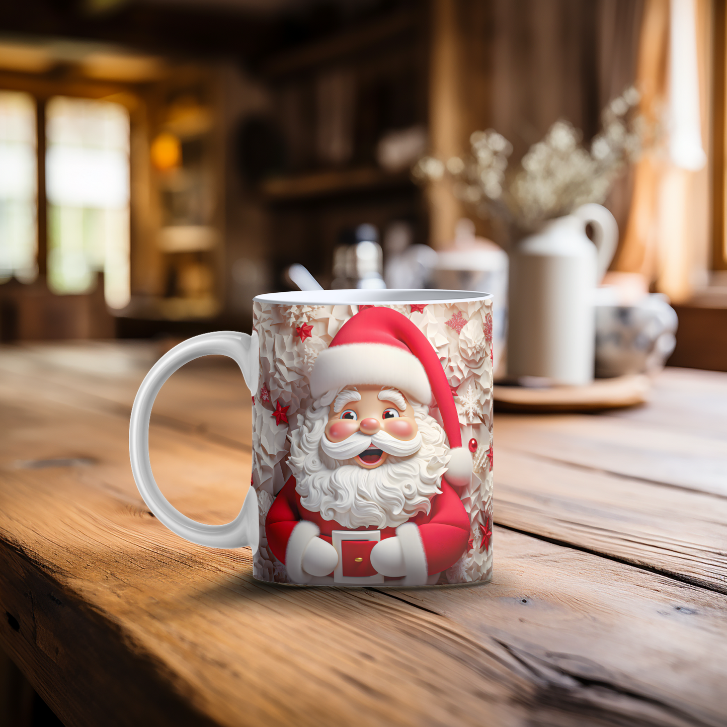 Santa's Greetings 15 oz Mug