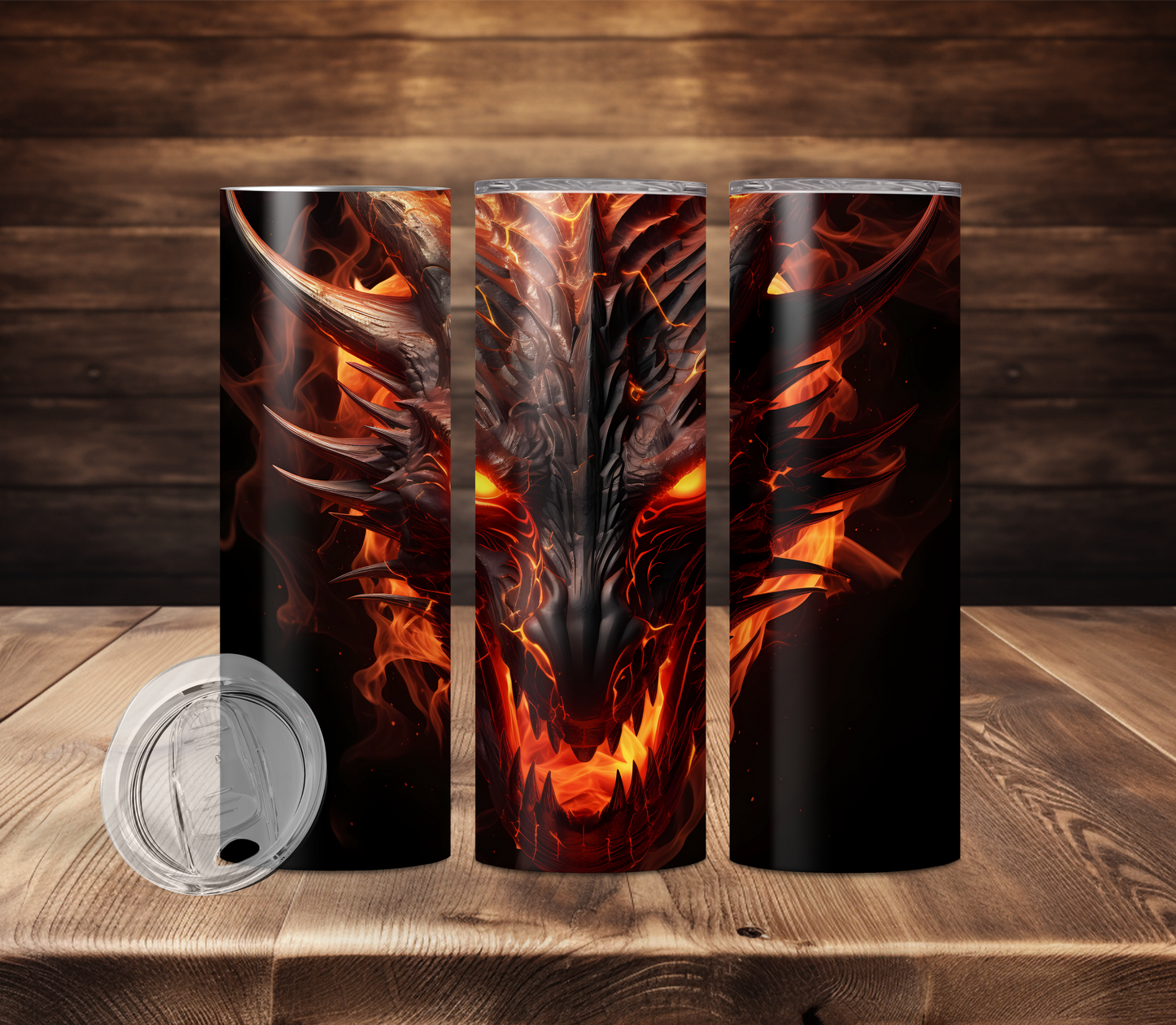 20 oz Fire Dragon Tumbler