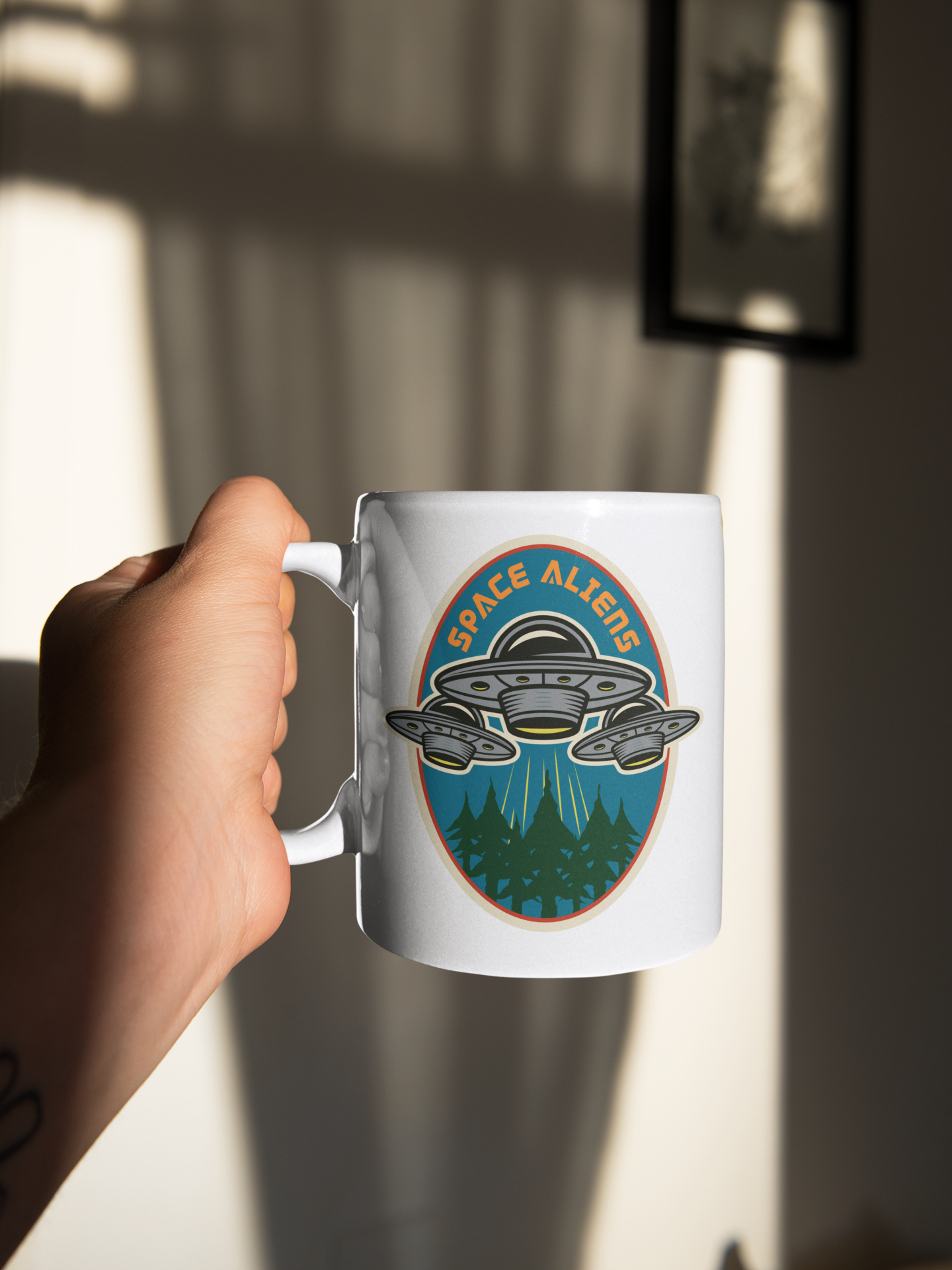15 oz Alien-UFO #2 Coffee Mug