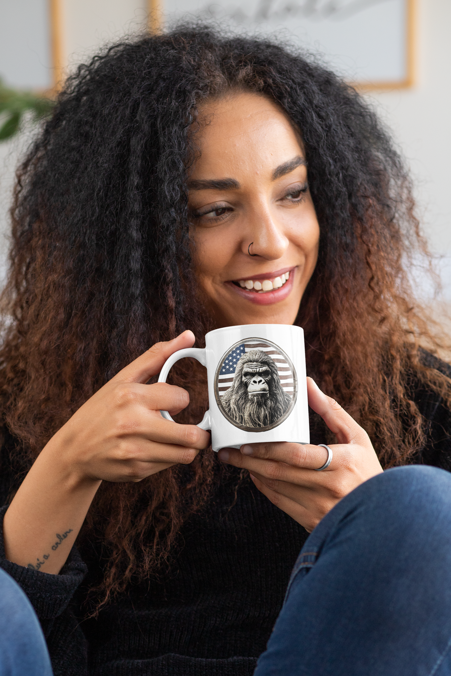 15 oz Bigfoot Bust Coffee Mug