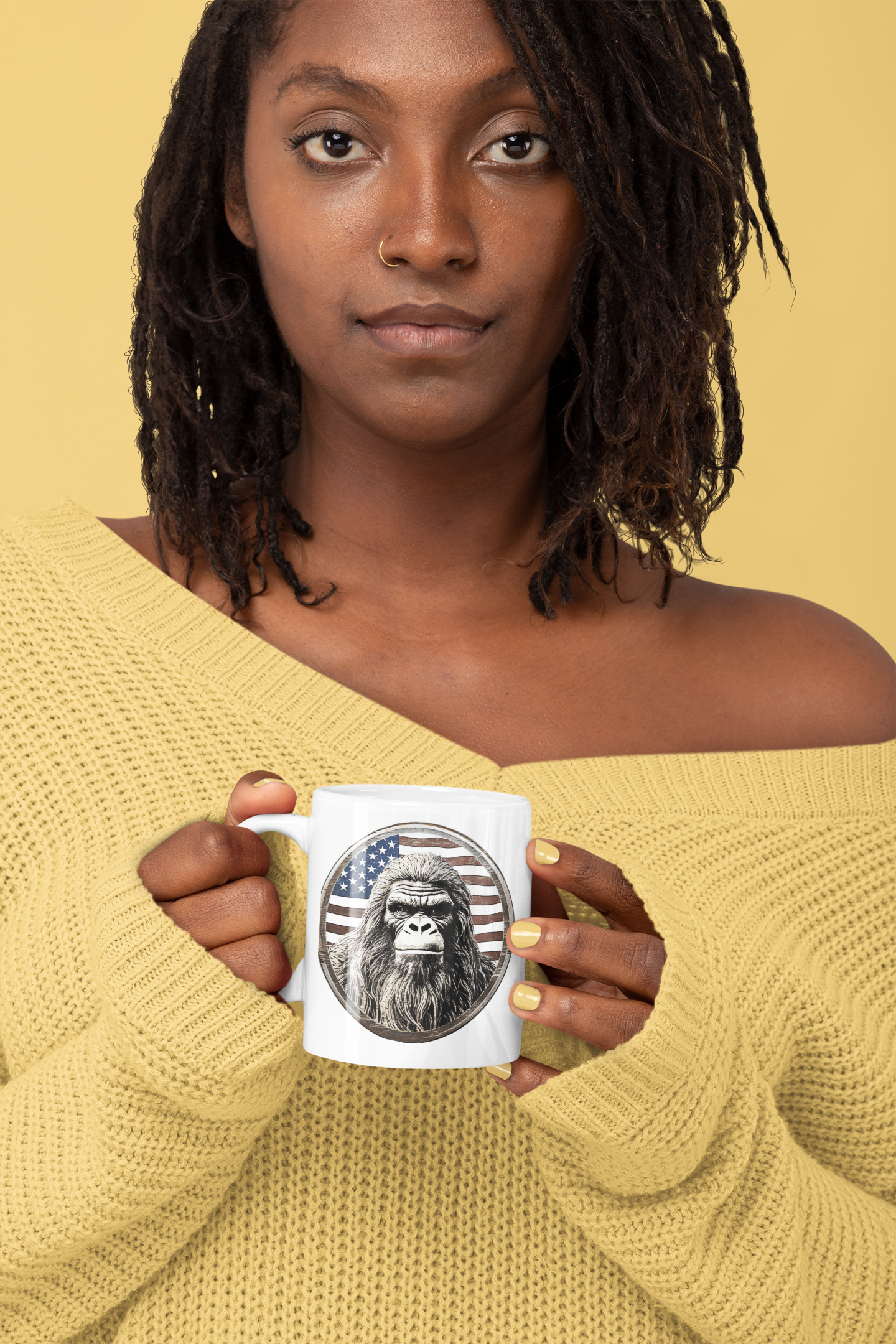 15 oz Bigfoot Bust Coffee Mug