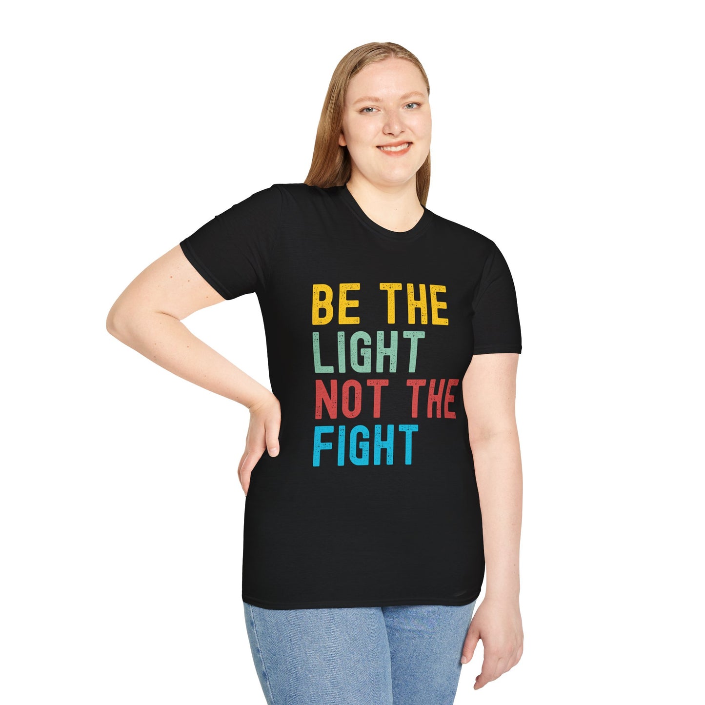 Inspiring Quote Unisex T-Shirt - "Be the Light Not the Fight" - Positive Vibes, Gift for Friends, Motivational Apparel, Casual Wear, [...]