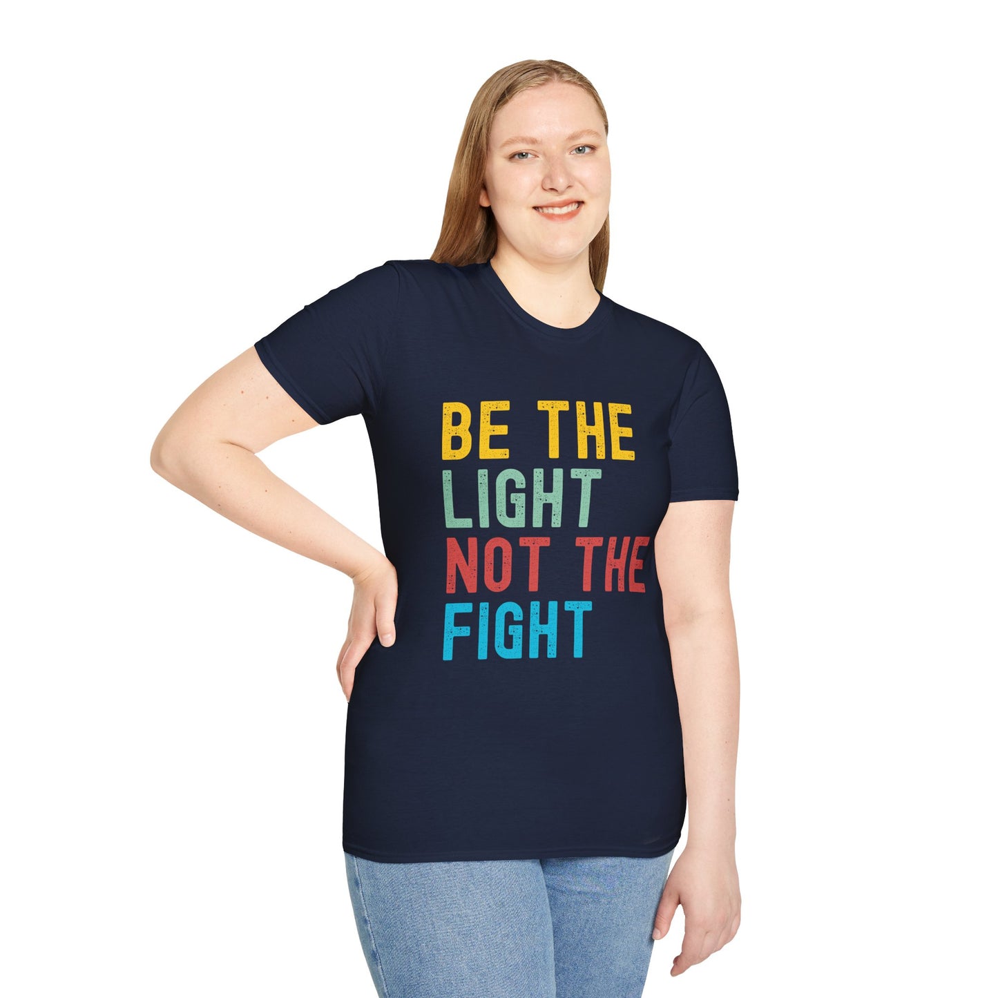 Inspiring Quote Unisex T-Shirt - "Be the Light Not the Fight" - Positive Vibes, Gift for Friends, Motivational Apparel, Casual Wear, [...]