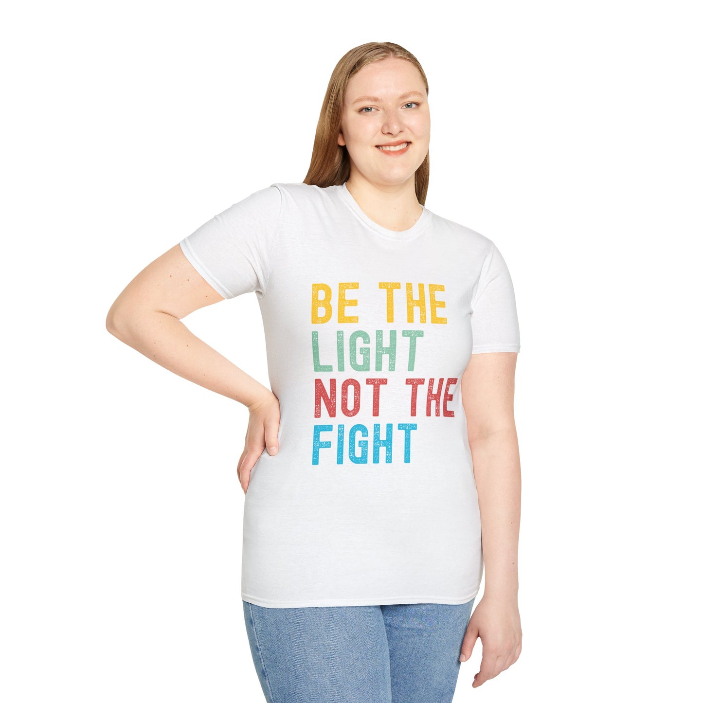 Inspiring Quote Unisex T-Shirt - "Be the Light Not the Fight" - Positive Vibes, Gift for Friends, Motivational Apparel, Casual Wear, [...]