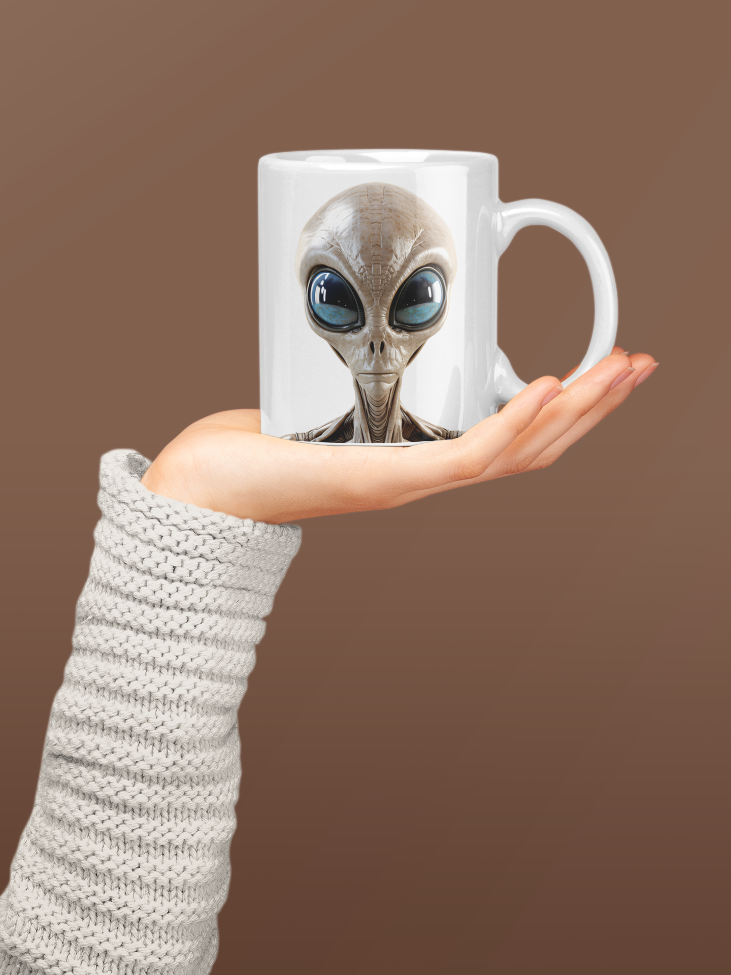 15 oz Alien Bust #2 Coffee Mug