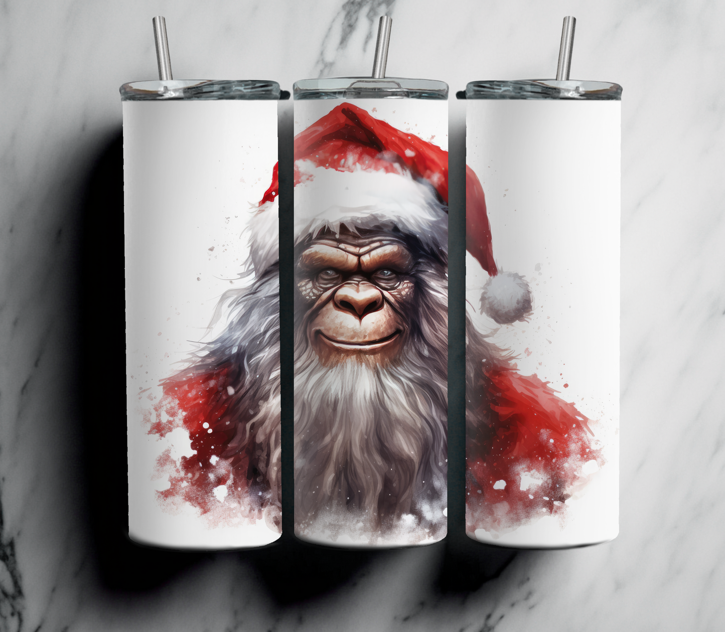 Festive Bigfoot 20 oz Tumbler