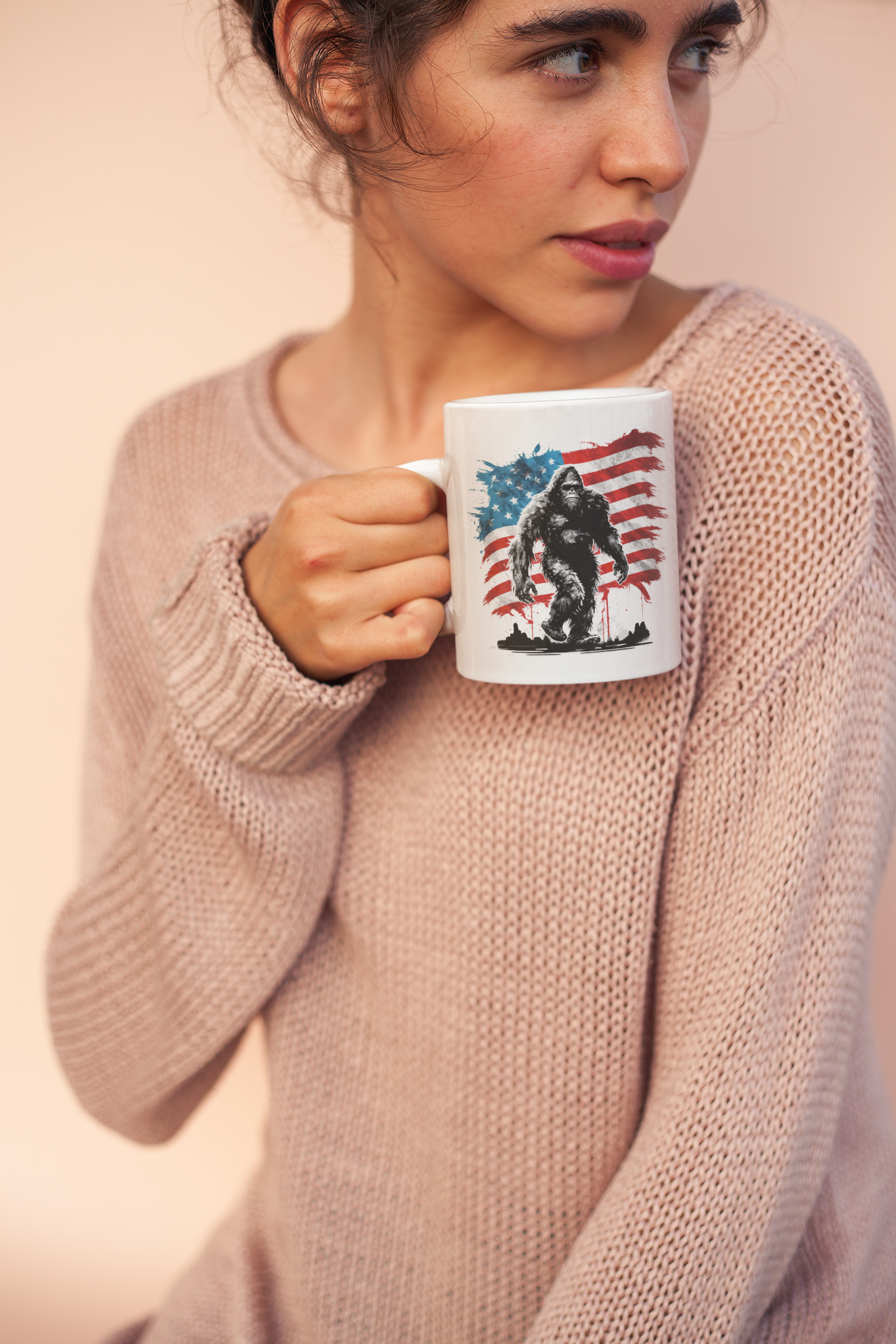 15 oz Bigfoot Patriotic Coffee Mug