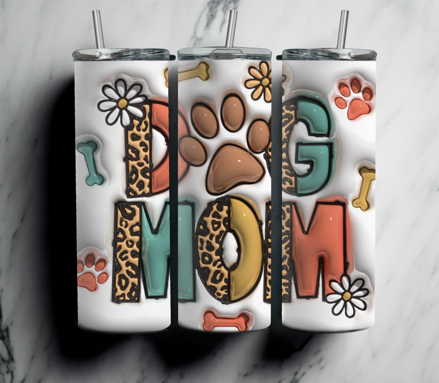 Dog Mom 20 oz Tumbler