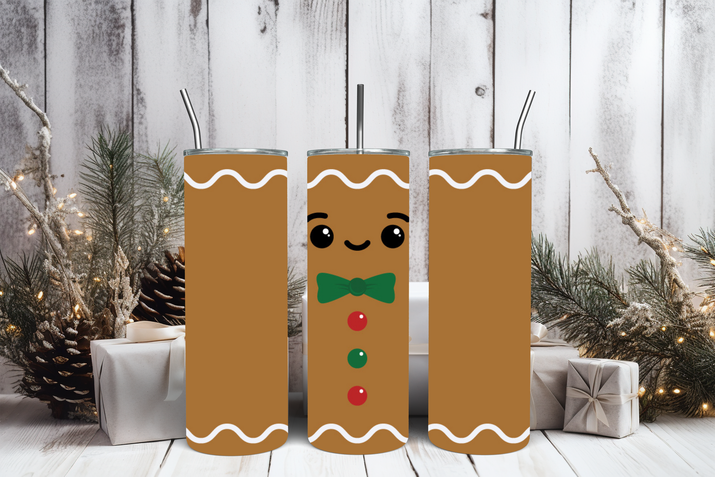 Gingerbread Delight 20 oz Tumbler