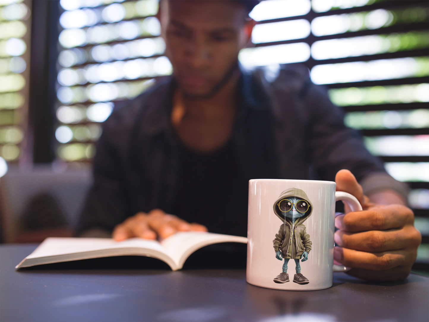 15 oz Alien Hoodie Coffee Mug