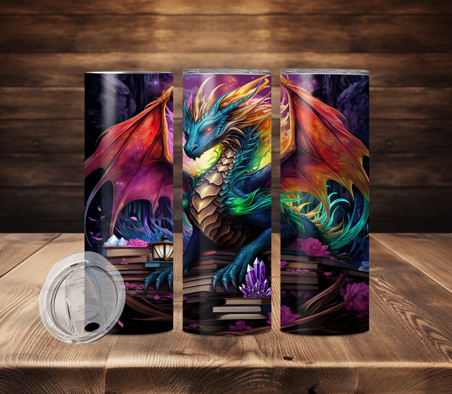 Neon Dragon 20 oz Tumbler