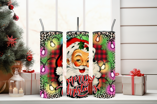 Retro Santa Claus 20 oz tumbler