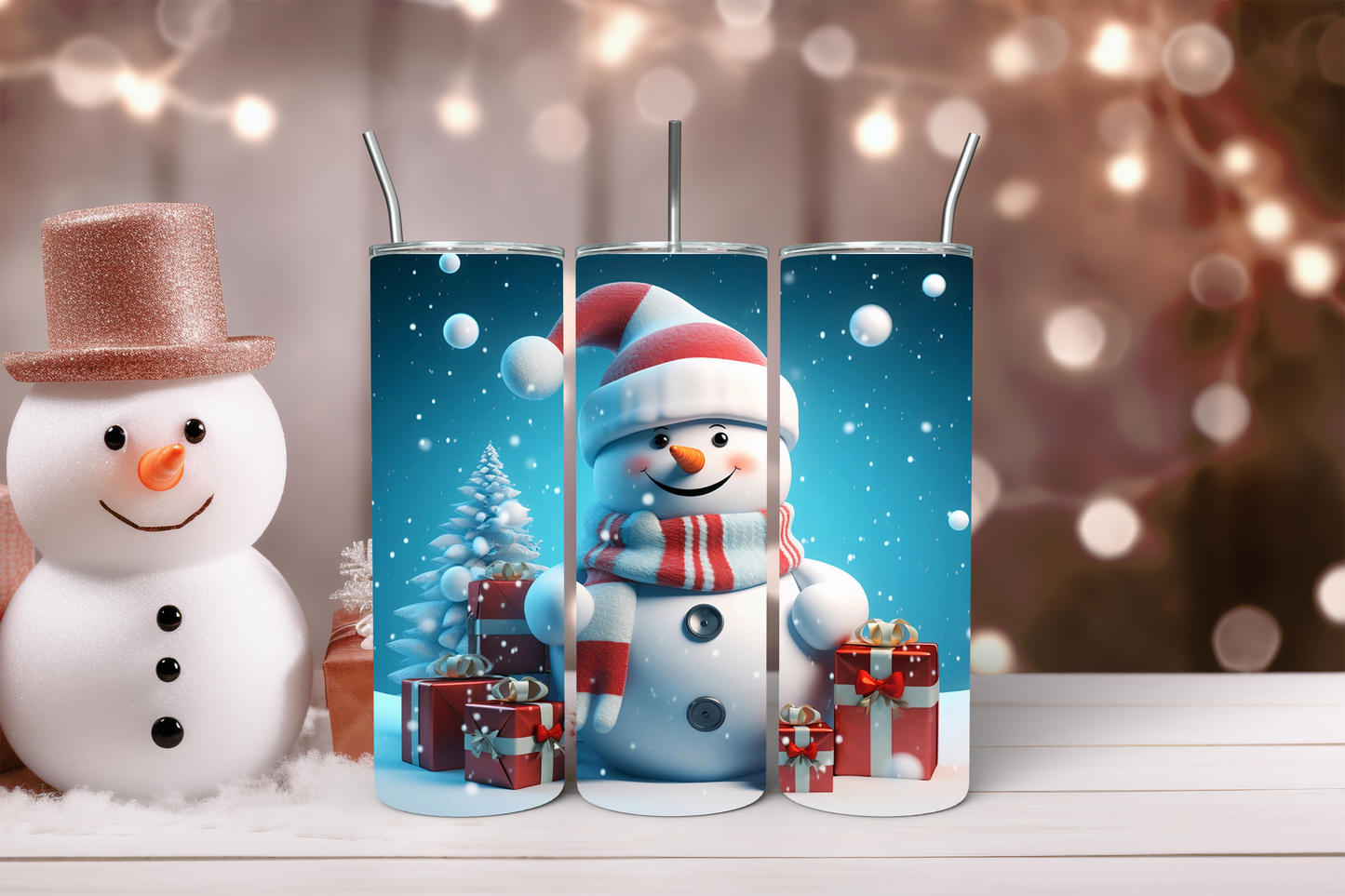 Snowman 20 oz Tumbler